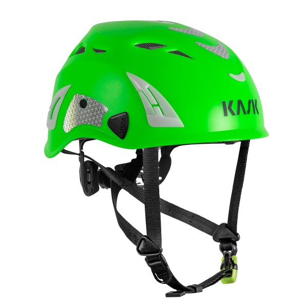 Kask Superplasma PL Hi Viz, lime fluo, safety helmet, industrial helmet, size 51-62 cm