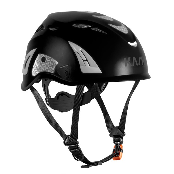 Kask Superplasma AQ Hi Viz, noir, casque de protection, casque industriel, taille 51-63 cm