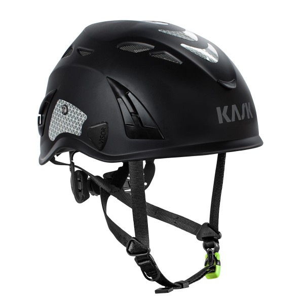 Kask Superplasma PL Hi Viz, black, safety helmet, industrial helmet, size 51-62 cm